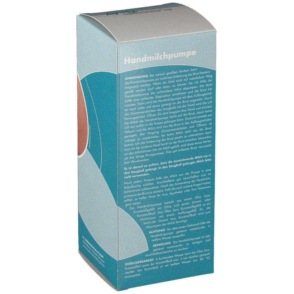 DR.JUNGHANS Manuelle Milchpumpe aus Glas