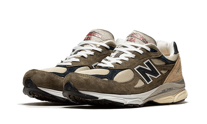 New Balance 990 v3 Made In USA Green Cream