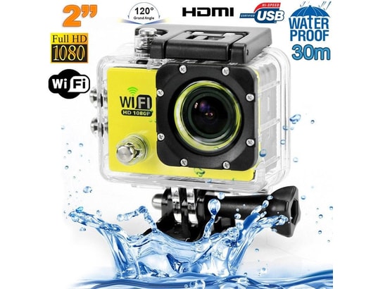 YONIS - Caméra sport Camera embarquée sports wi-fi lcd caisson étanche waterproof...
