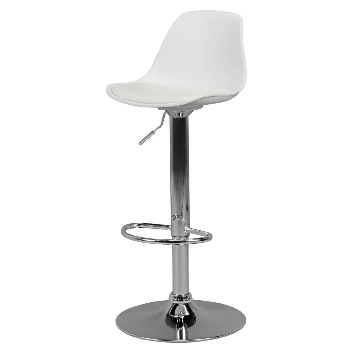 Barhocker Arles chrom,weiss