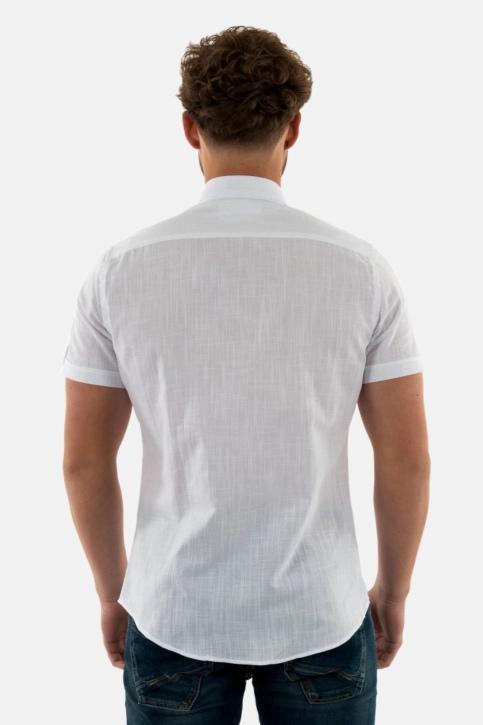 Chemise manches courtes Benson & Cherry larissa blanc