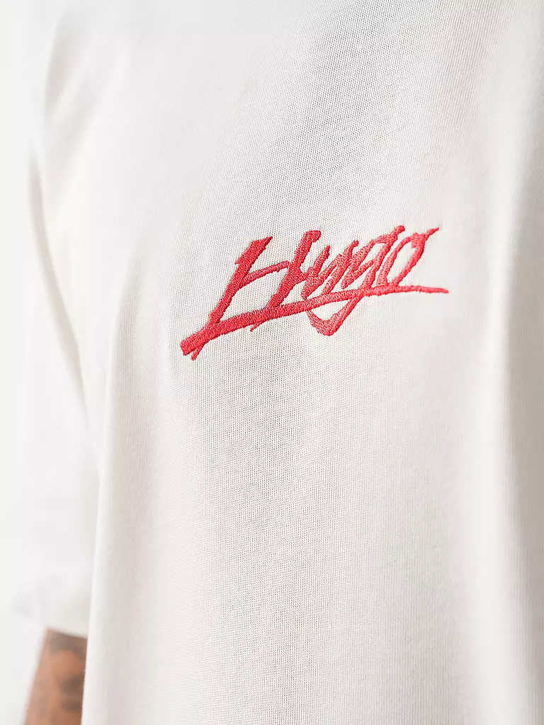 HUGO T-Shirt DLOGOTEE weiss