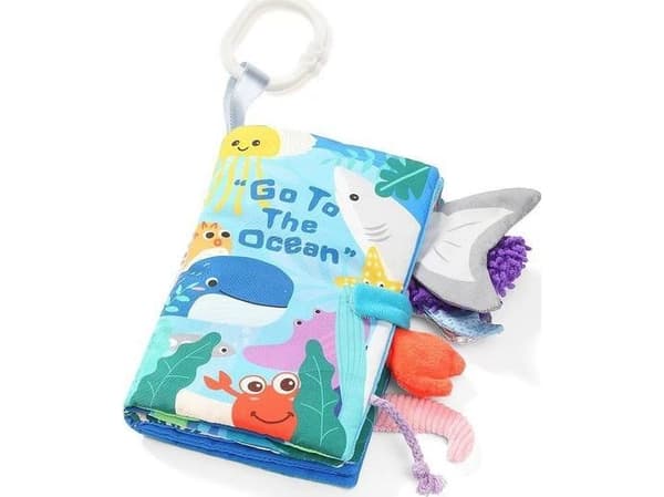 BabyOno BABY ONO-544-SENSORISK BOK GÅ TIL HAVET