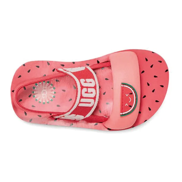 UGG Zuma Sling Slide Watermelon Stuffie Sandalen Junior