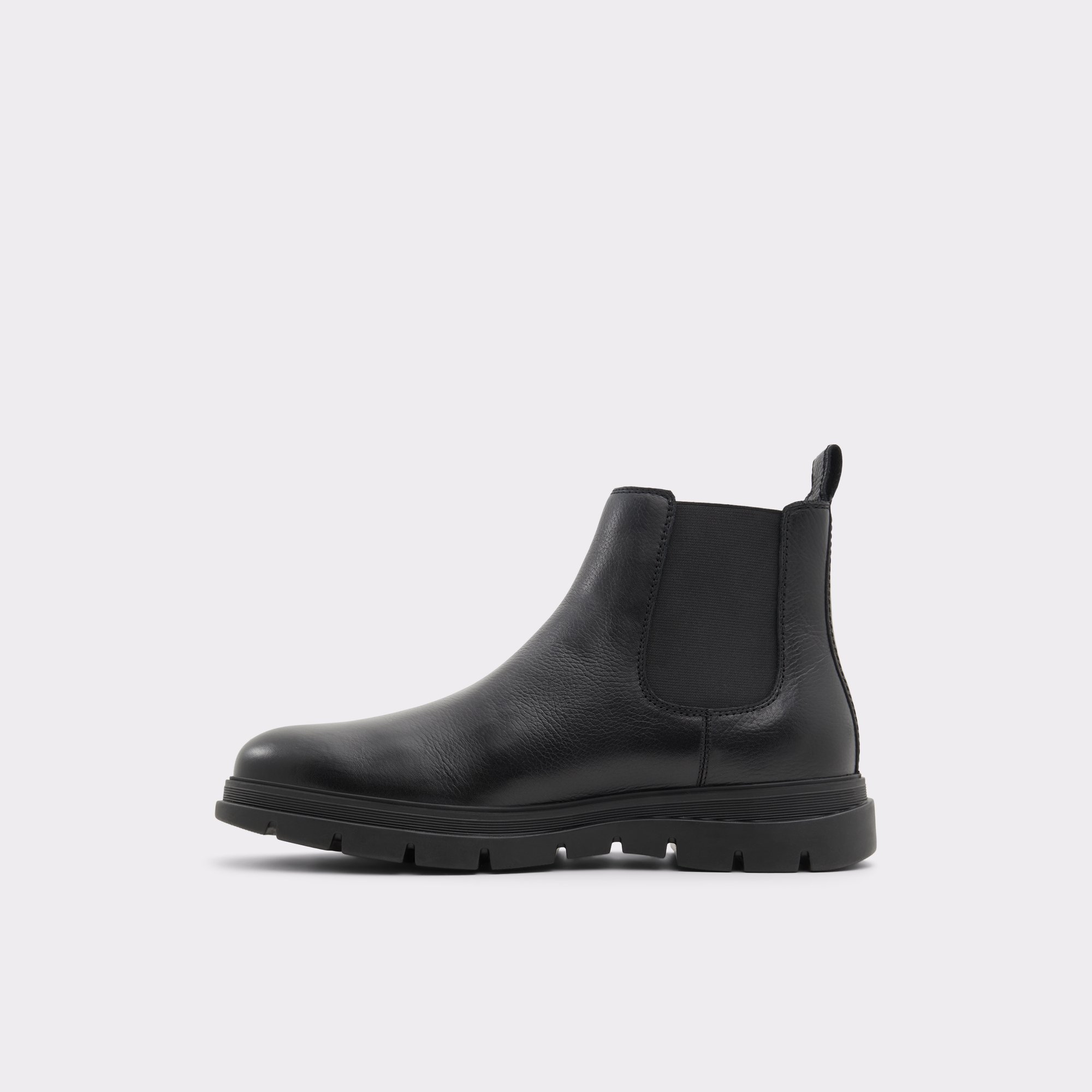 Weannon Black Leather Smooth Men Chelsea boots