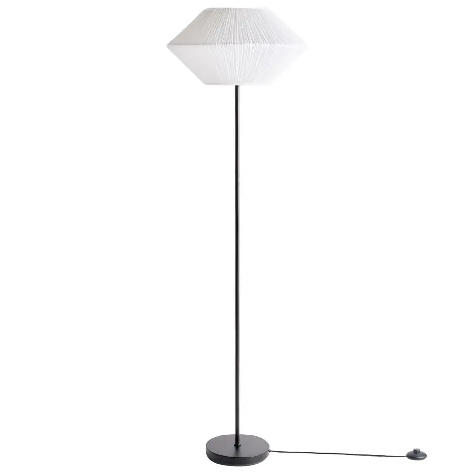 MAKETSI - Staande lamp - Wit - IJzer/Stof