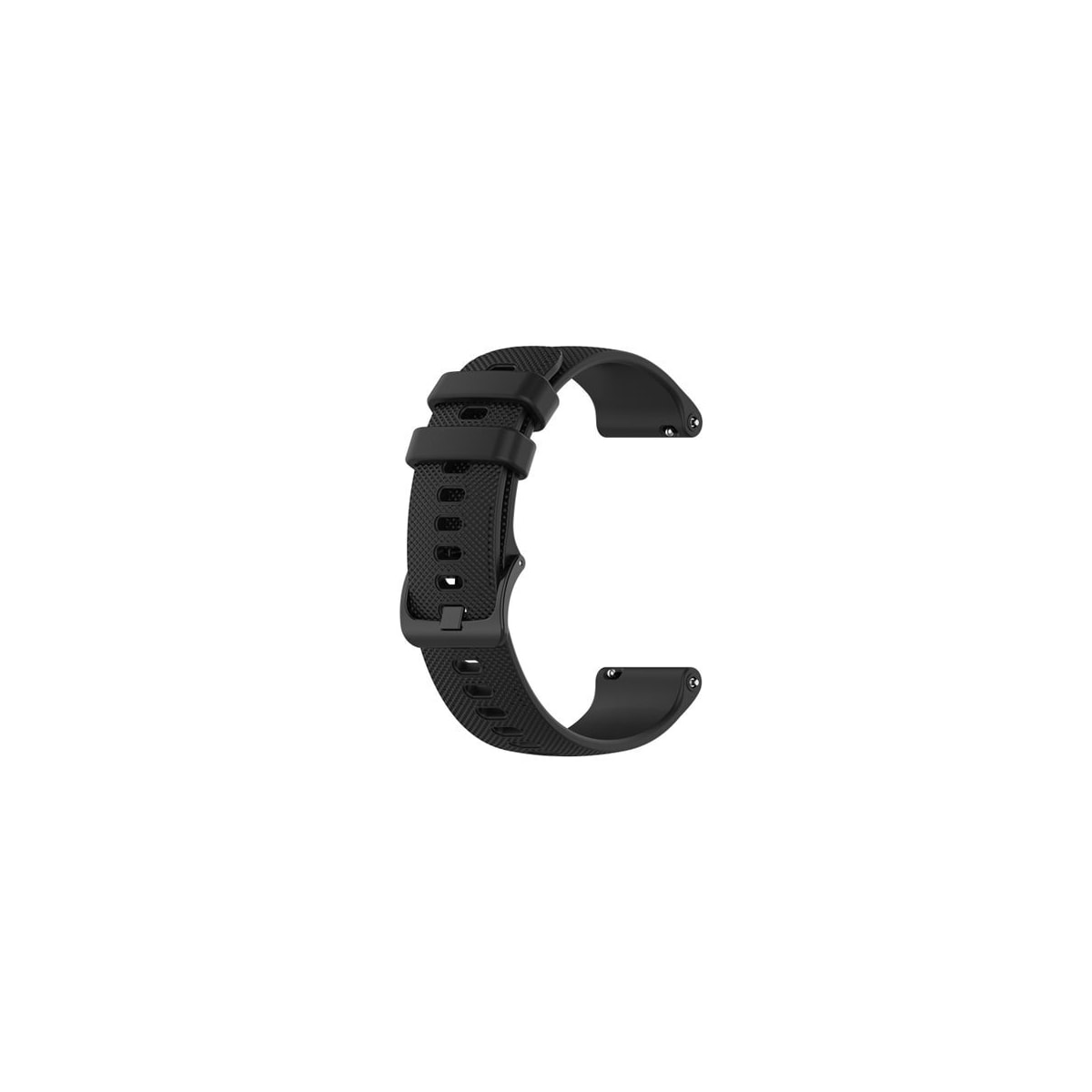 Silikon armbånd til Garmin Vivoactive 4S, svart