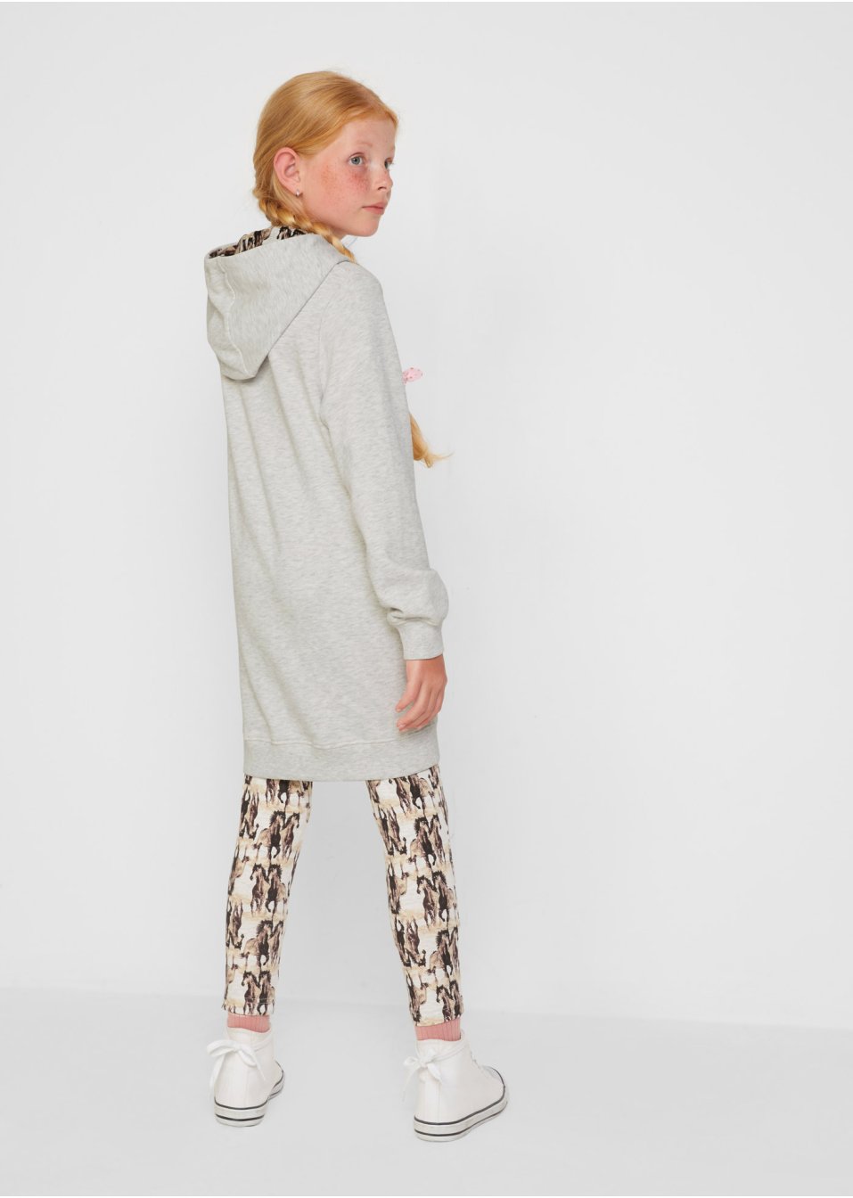 Sweat à capuche fille + legging (Ens. 2 pces.)