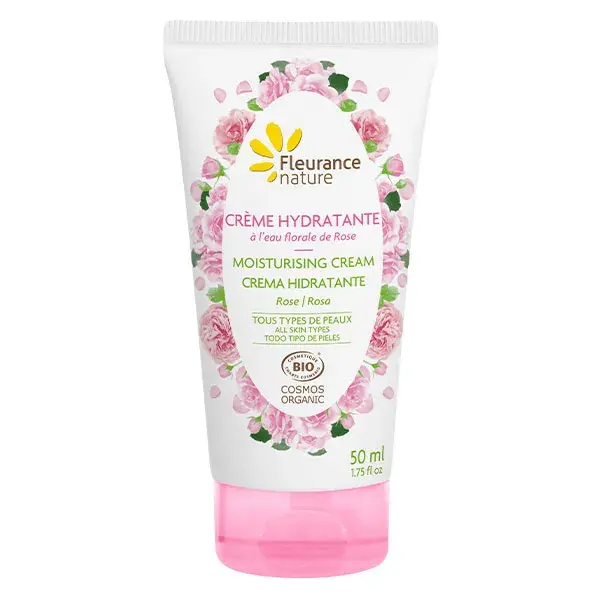 Fleurance Nature - Creme Hidratante Orgânico de Rosas - Bisnaga de 50ml