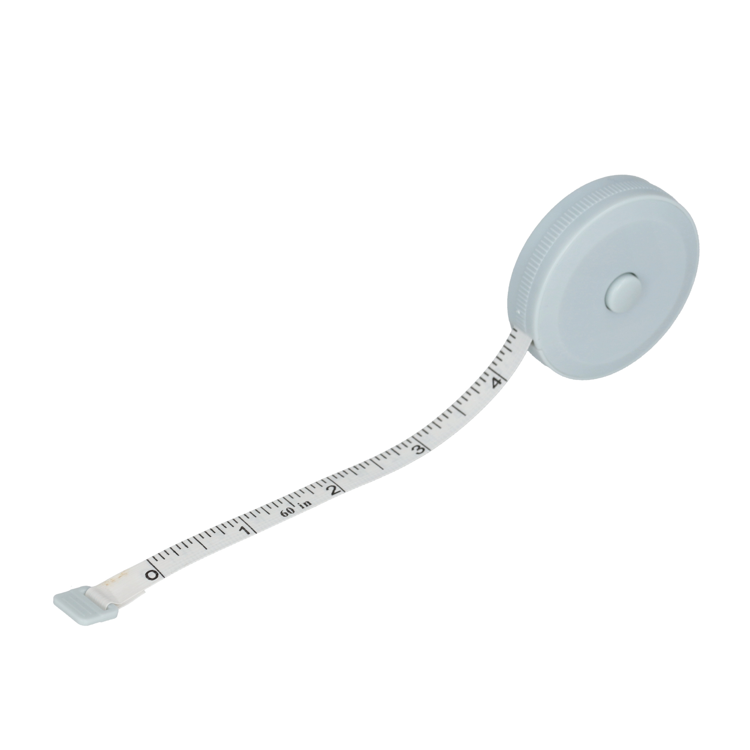 (1.5m) Ø5cm Ausziehbares Mini Schneider Massband Flexibles Metermass mit Arretierung zum Nähen / Basteln - Blau