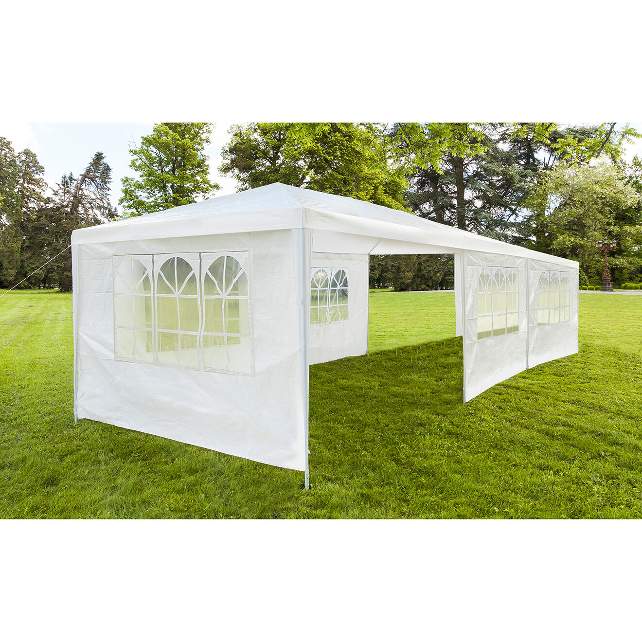 MJL Tente de reception avec 6 murs - 3x9 m