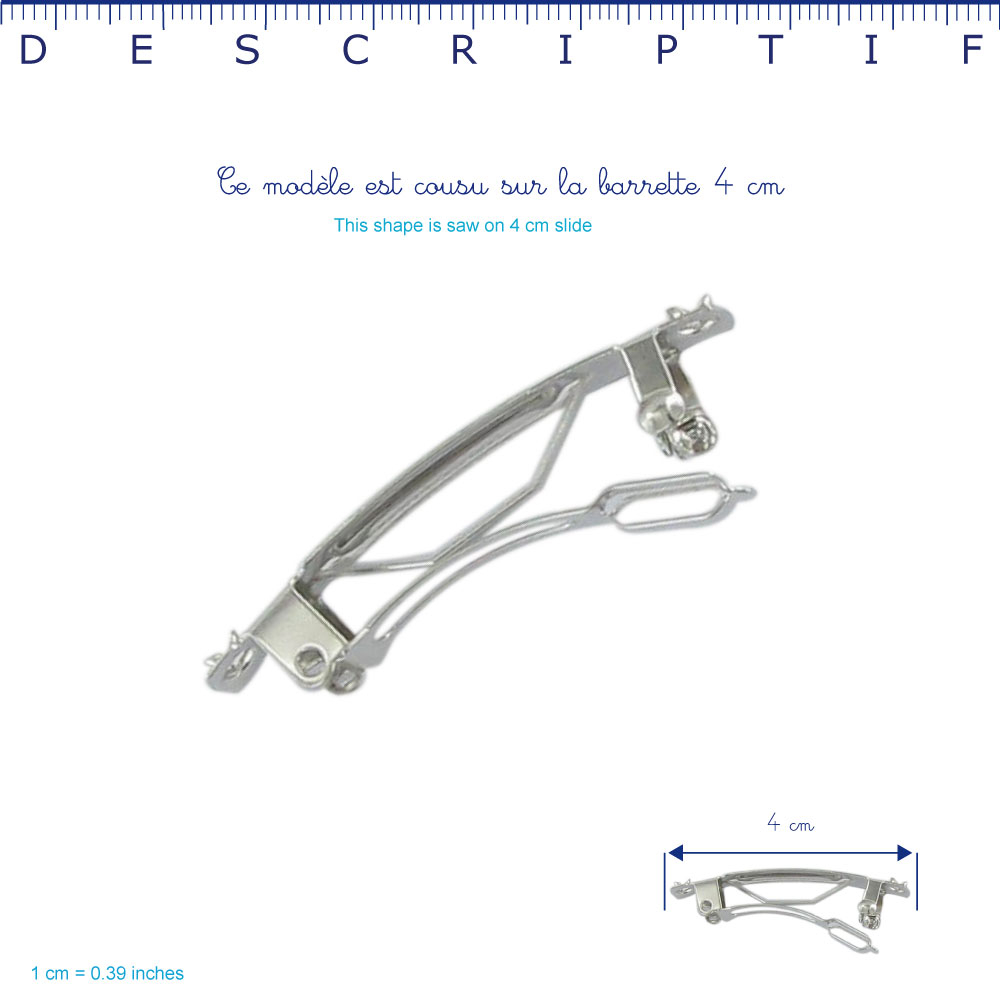 Barrette Fleur Étoile 4 Tulipes