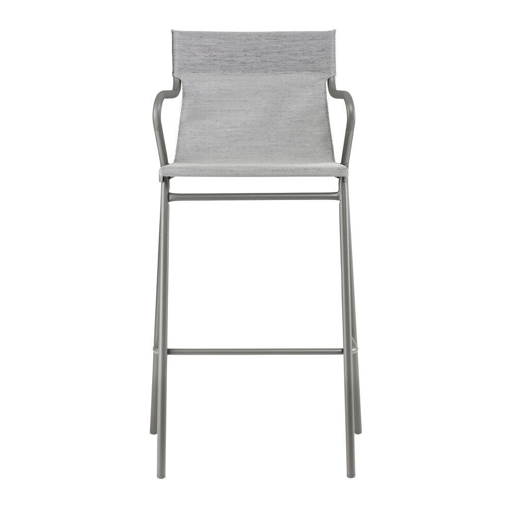 Hoher Sessel mit Großem Sitzkomfort Horizon Batyline® Duo Grau Pearl-Titane