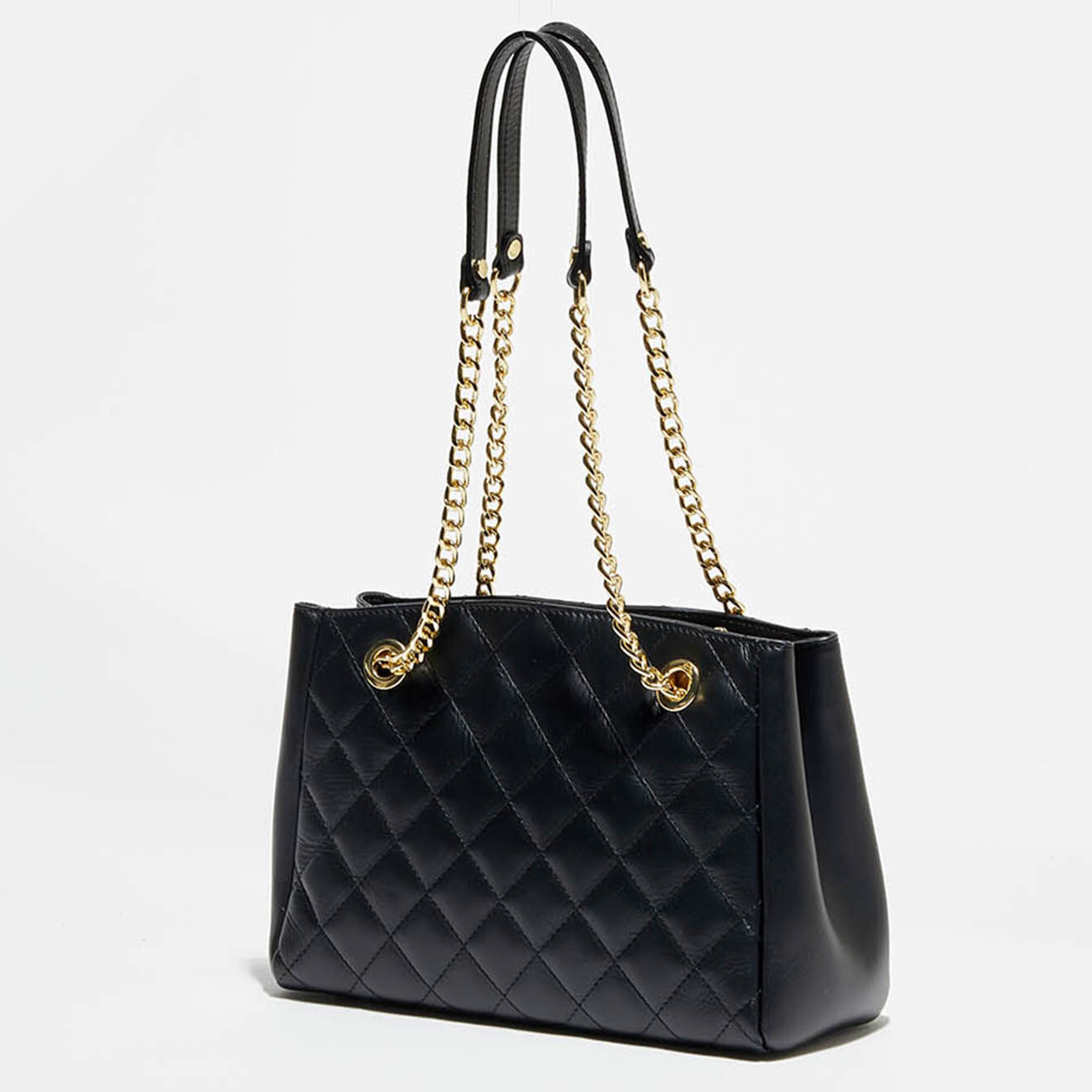 Christian Laurier Sac porté épaule en Cuir Pauline noir - 28x19.5x12 cm