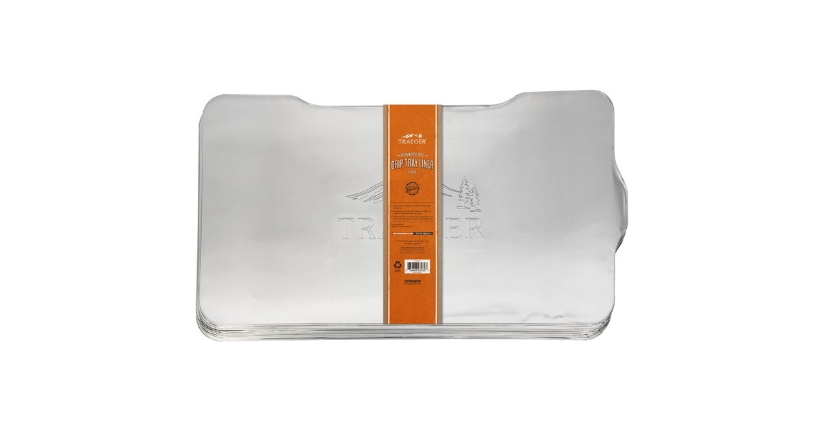 TraegerVetafdruipplaat beschermfolie voor Timberline 1300 druipschaal  (Zilver, 5 stuks)