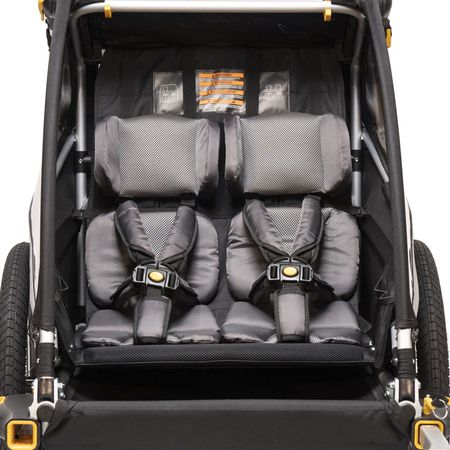 PREMIUM SEAT PADS für Kinderanhänger  schwarz