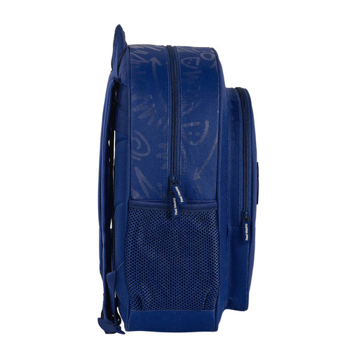 Mochila Safta M640, branca, tamanho padrão unissex infantil