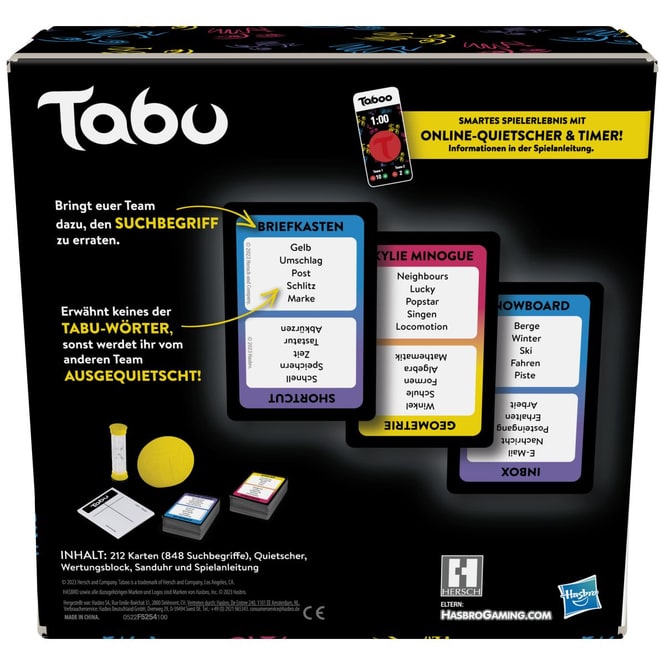 Tabu - Das schnelle Spiel ums richtige Wort