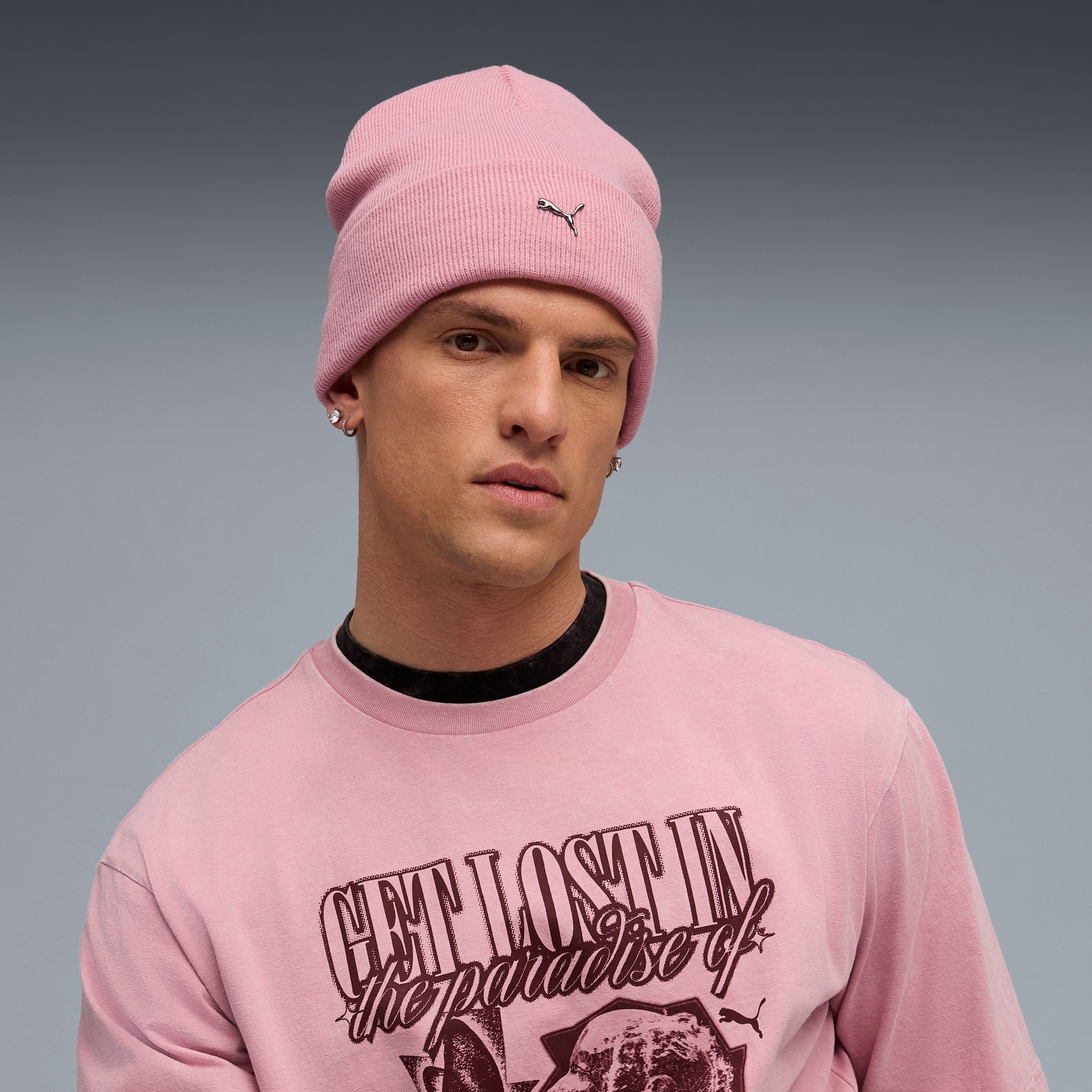 PUMA Beanie »METAL  CAT HIGH CROWN BEANIE«