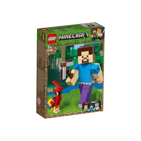 LEGO® Minecraft™ 21148 BigFig Steve mit Papagei