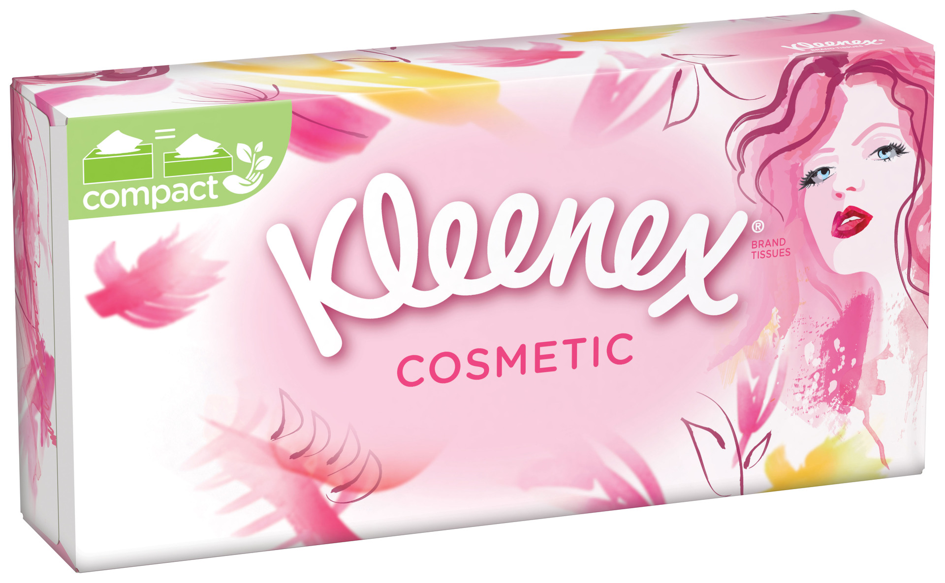 Kleenex Cosmetic Boks 3-lags 80stk