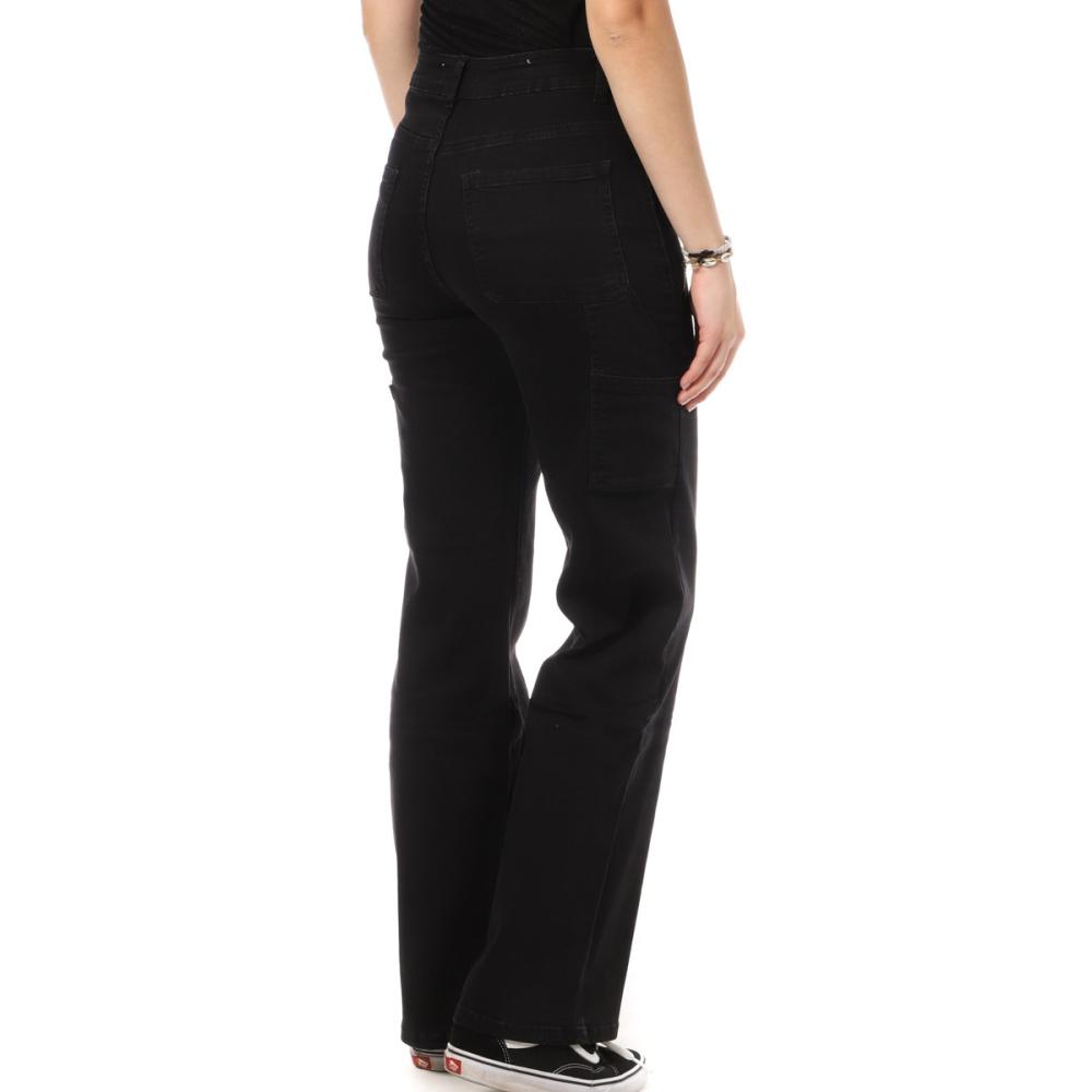Monday Premium Jean Droit Noir Femme Monday Premium