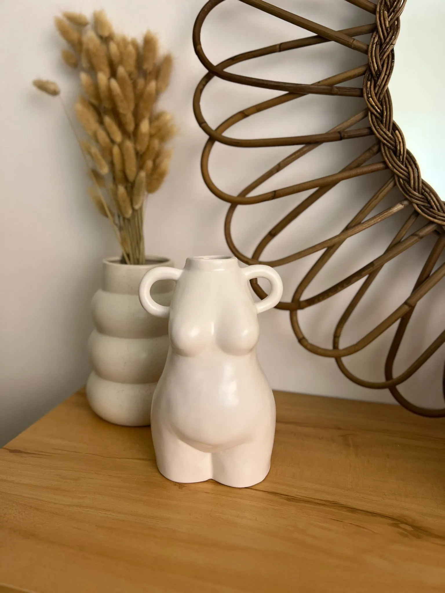 Kast PEROTE Rotan Lichtbruin