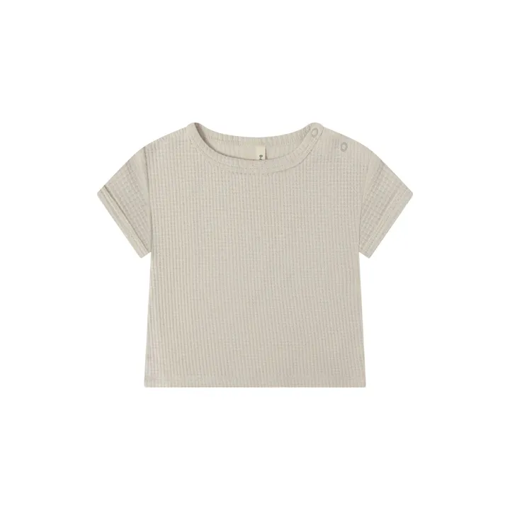 Organic Zoo T-Shirt Gaufré | Blanc cassé