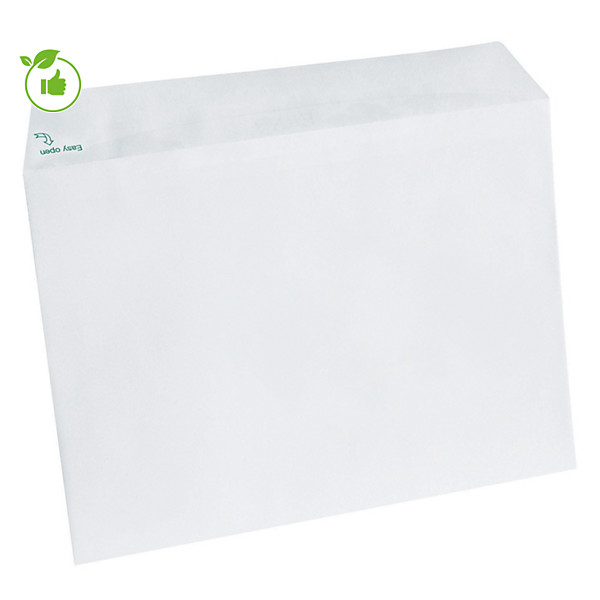 500 enveloppes C5 extra blanches Erapure GPV à bande protectrice 162 x 229 mm sans fenêtre papier 100% recyclé 80 g