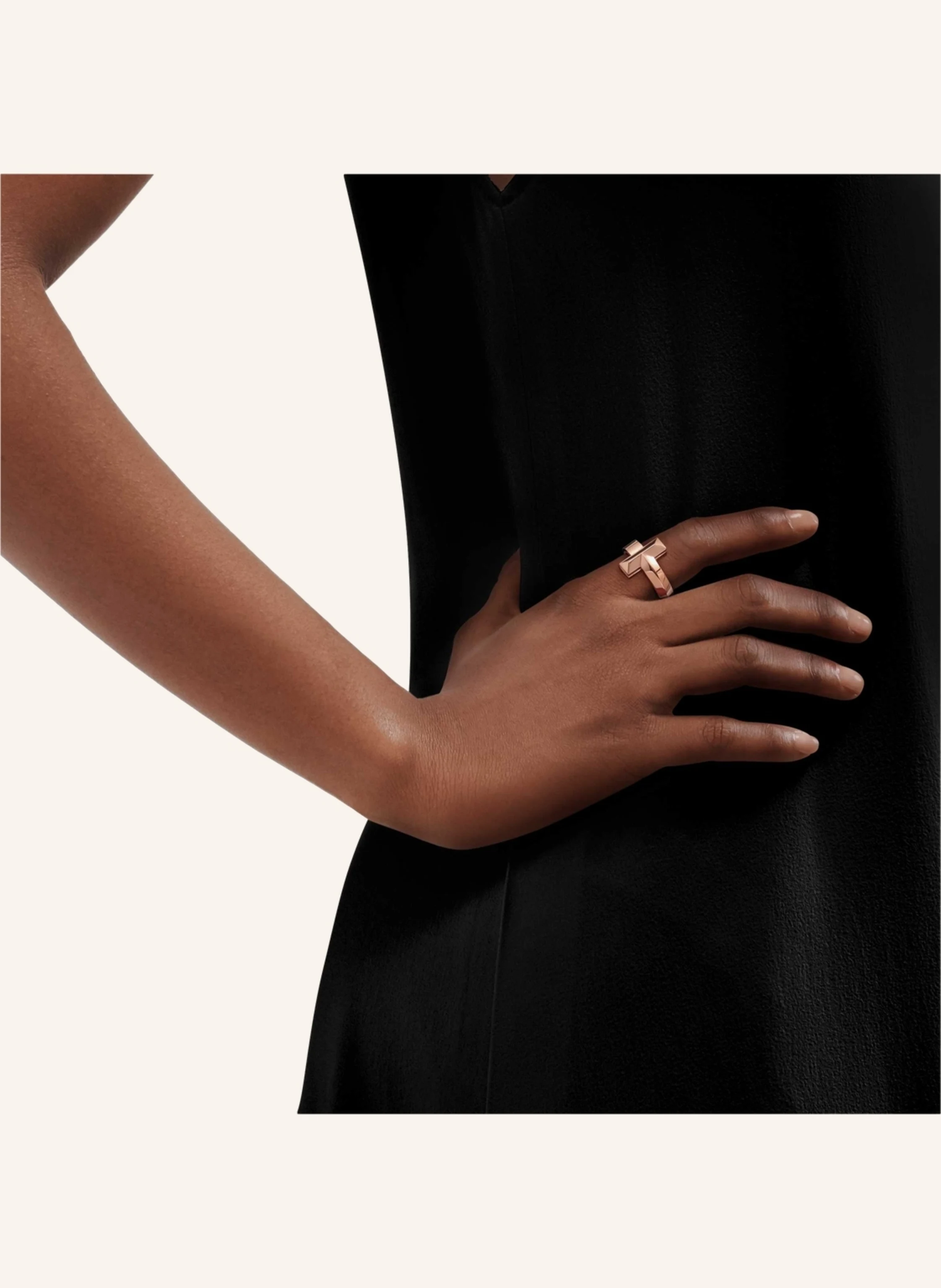 TIFFANY & Co. Tiffany T T One RING aus 18 Karat Roségold