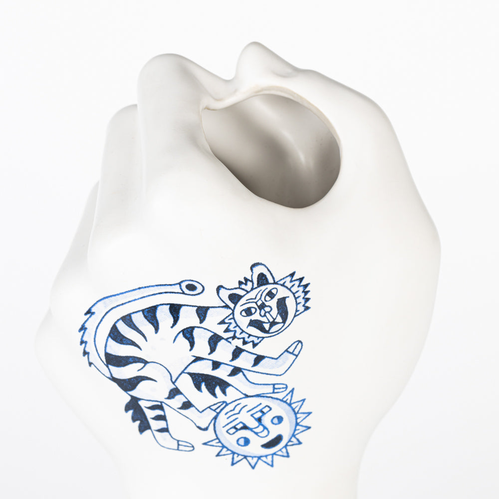 Bold Monkey Liberty Matters vaas blauw