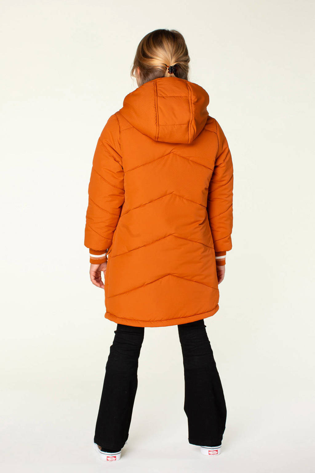 Moodstreet gewatteerde winterjas Jara roestbruin