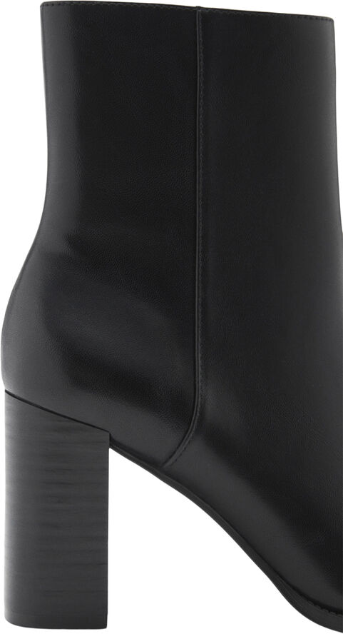 MANGO Pointed heel ankle boot Black