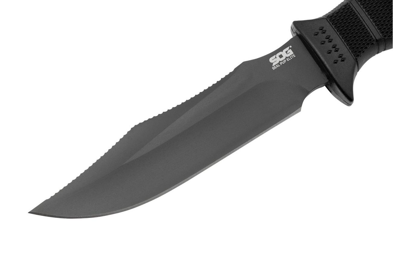 SOG Seal Pup Elite E37SN-CP vaststaand mes
