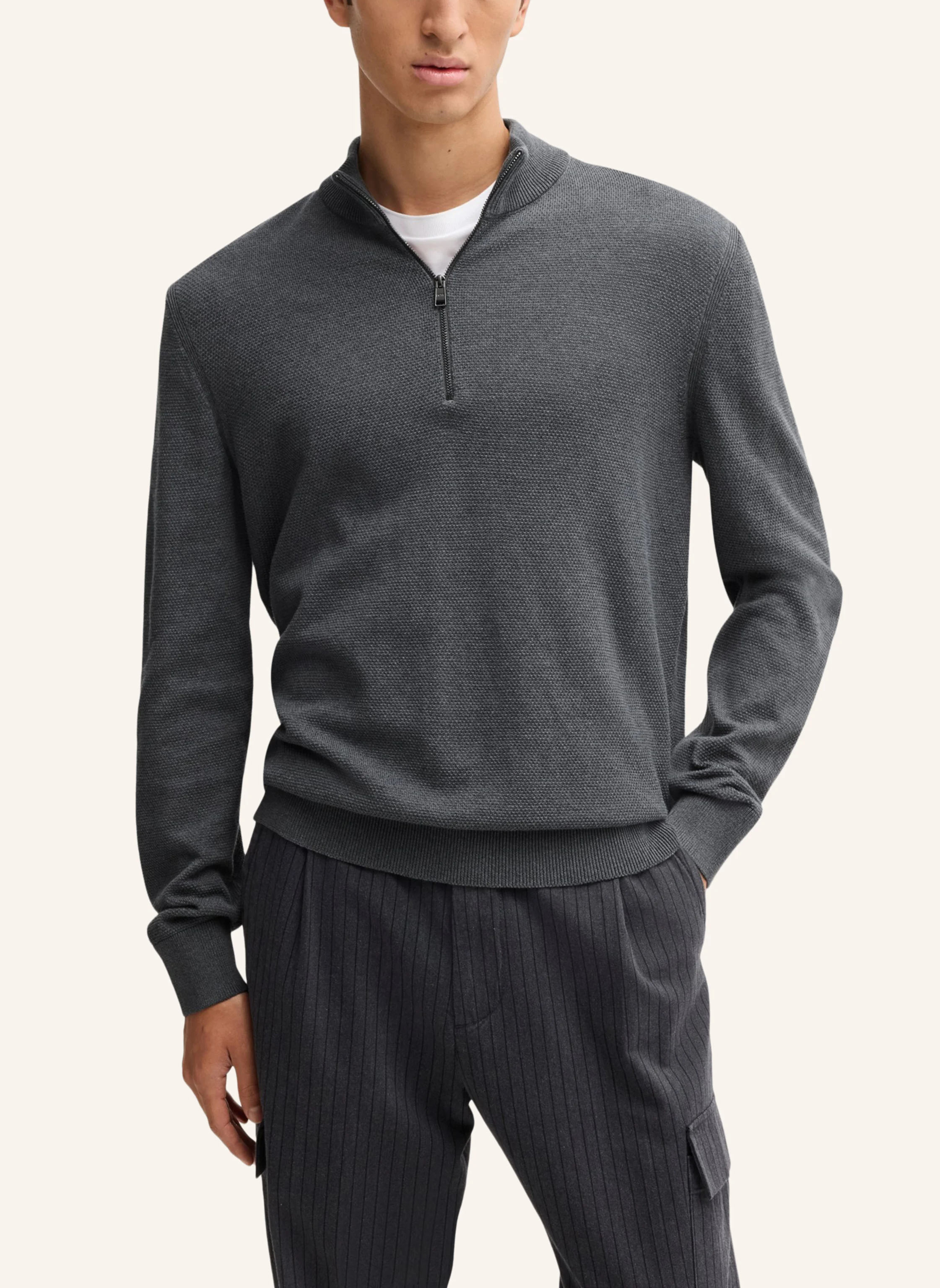 BOSS Pullover EBRANDO-P Regular Fit