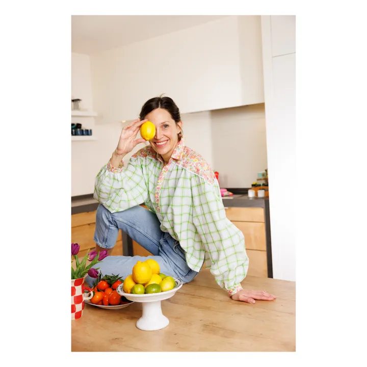 Paolina Blouse Pistacho | Vert foncé
