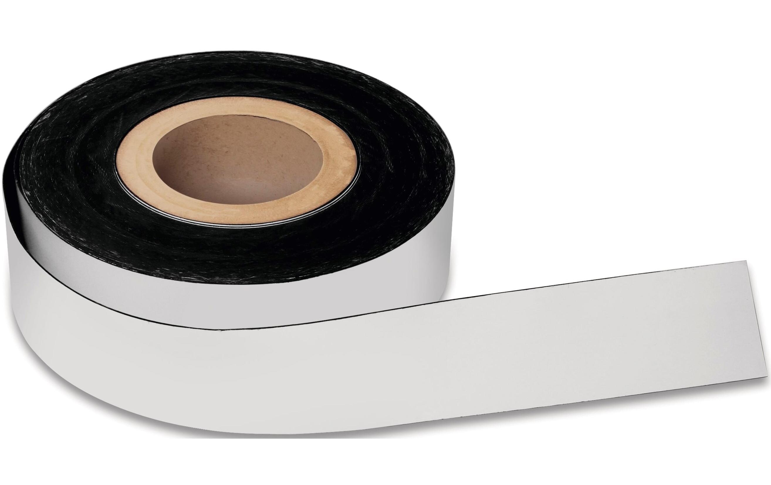 Magnetband PVC 20 mm x 30 m, WeissHaftet magnetisch auf allen metallhaltigen Oberflächen