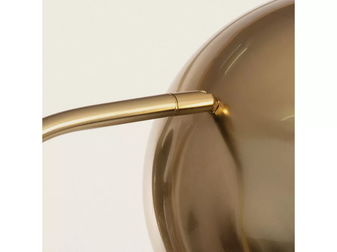 Lampadaire Bowlen Doré