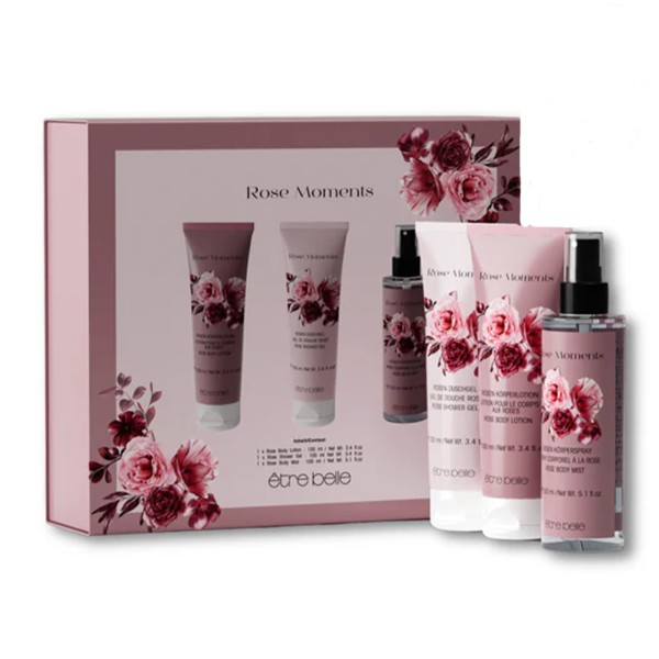 être belle Rose Moments Körperpflegeset 350ml