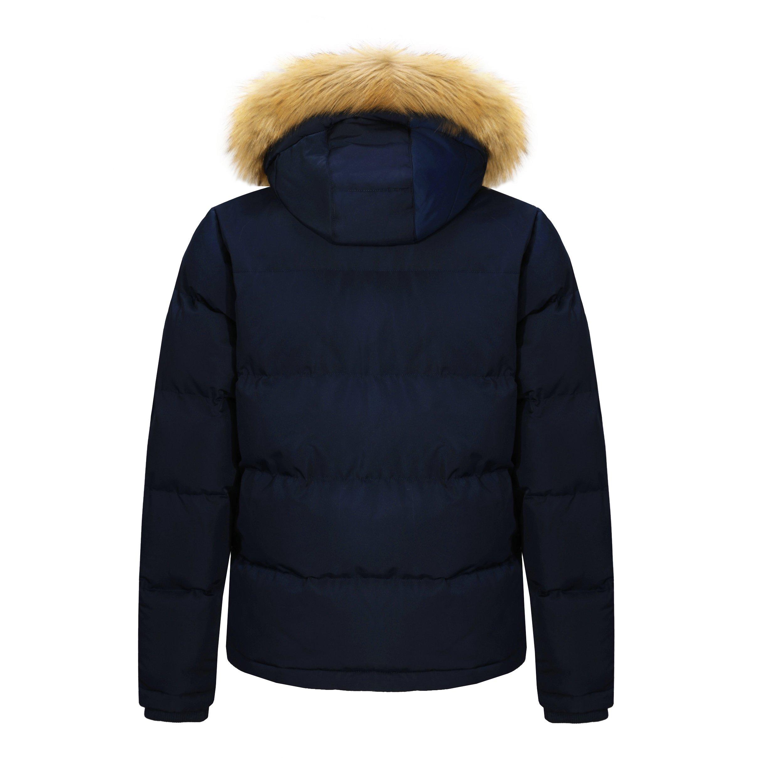 SoulCal Mens 2 Zip Bubble Jacket
