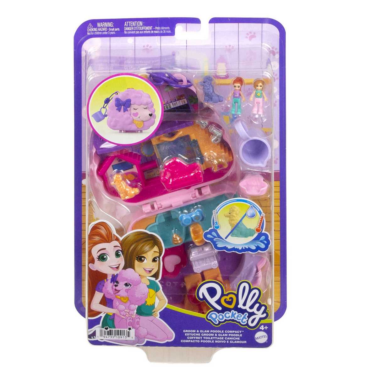 Coffret Polly Pocket - Caniche au spa