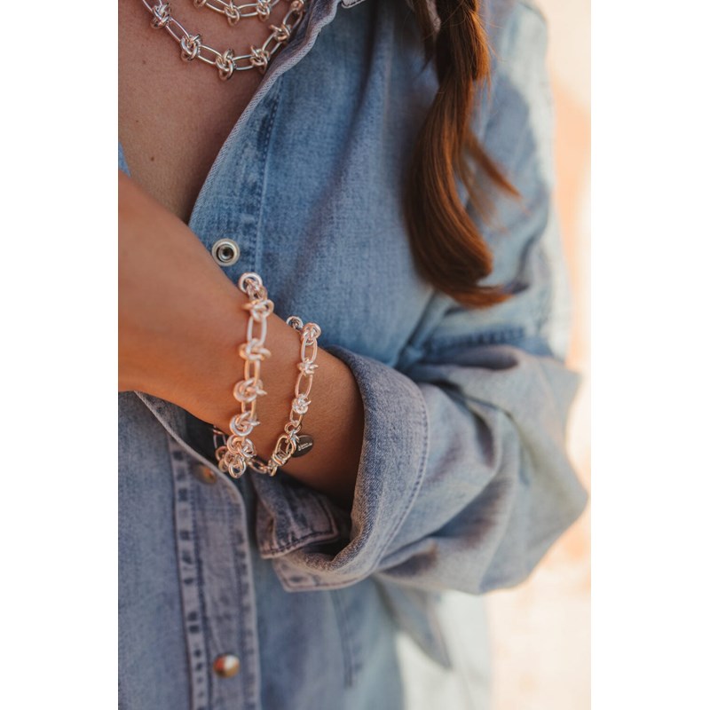 bracelet plaqué argent - ATHÉNA