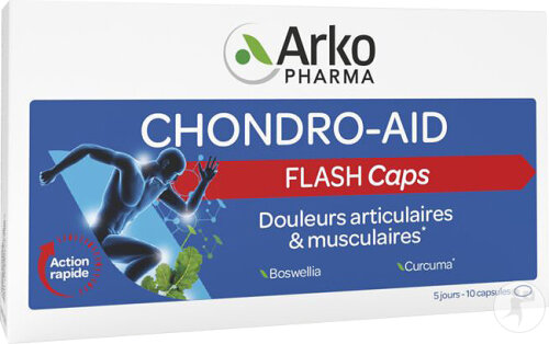 Arkopharma Chondro-Aid Flash Caps Confort Musculaire Et Squelettique 10 Capsules