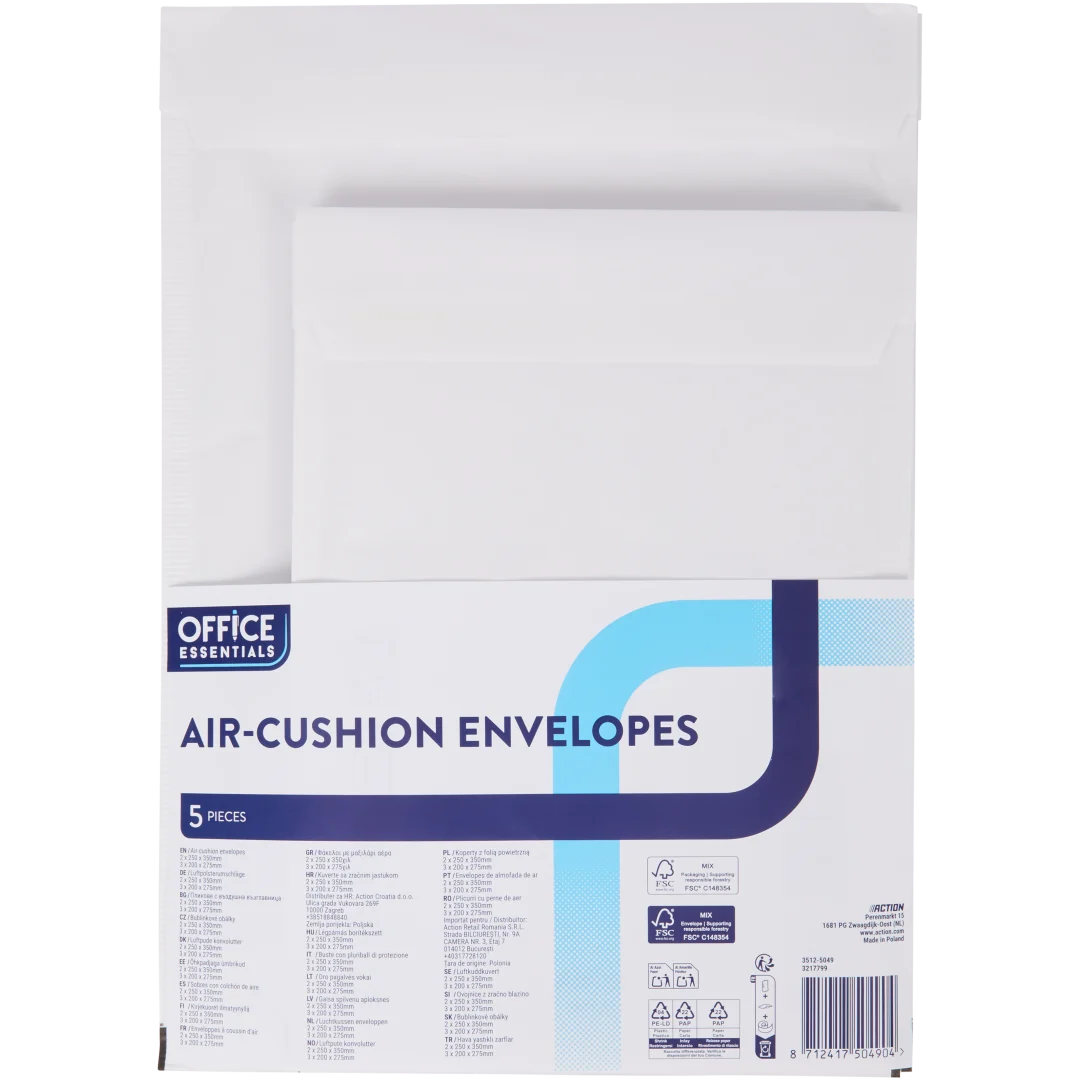 Office Essentials luchtkussen enveloppen 5 stuks