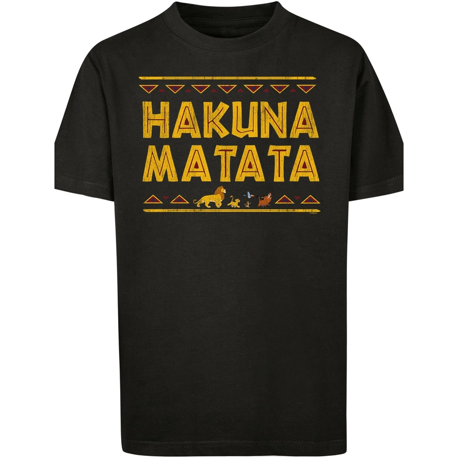 F4NT4STIC T-Shirt  König der Löwen Hakuna Matata schwarz
