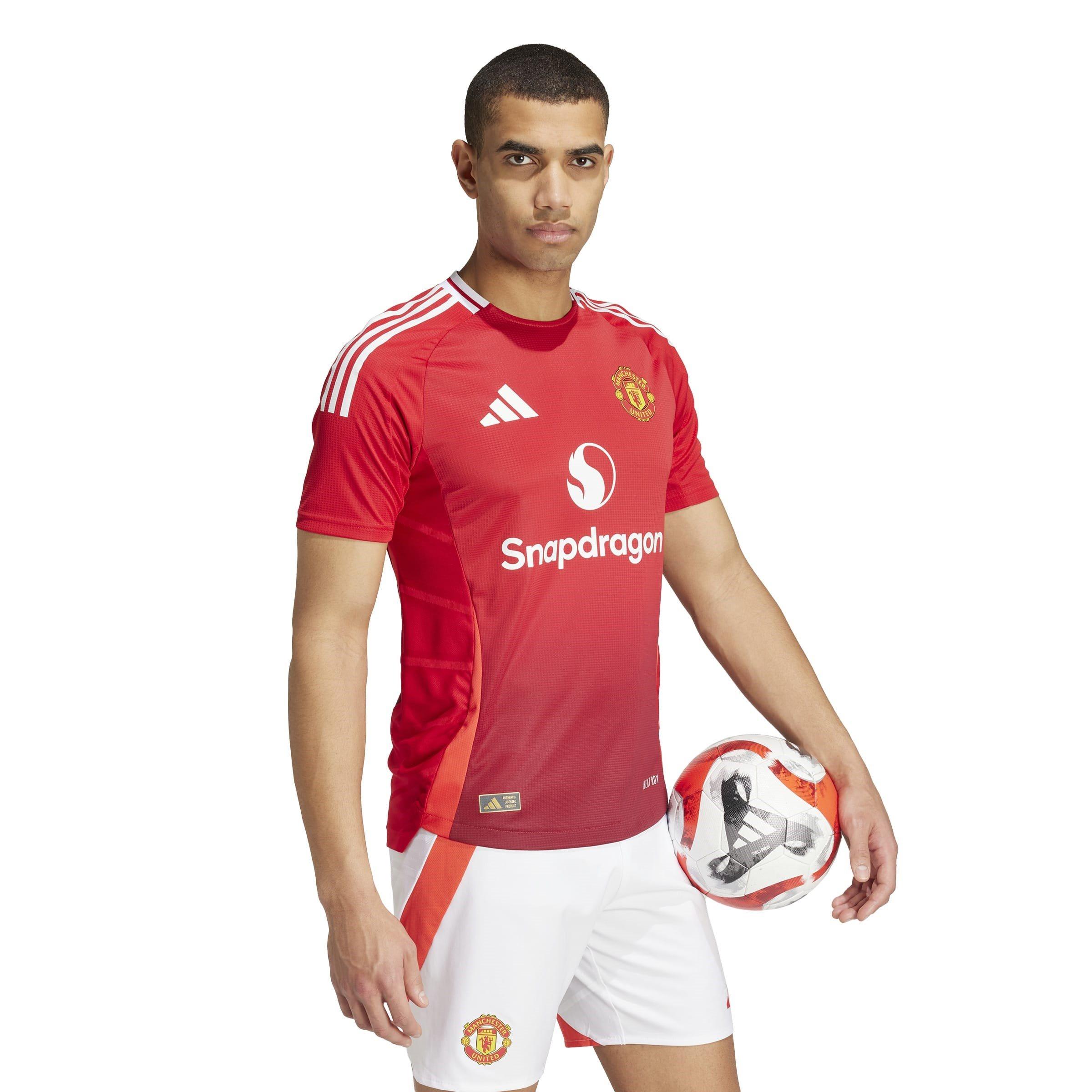 adidas Manchester United Authentic Home Shirt 2024 2025 Adults