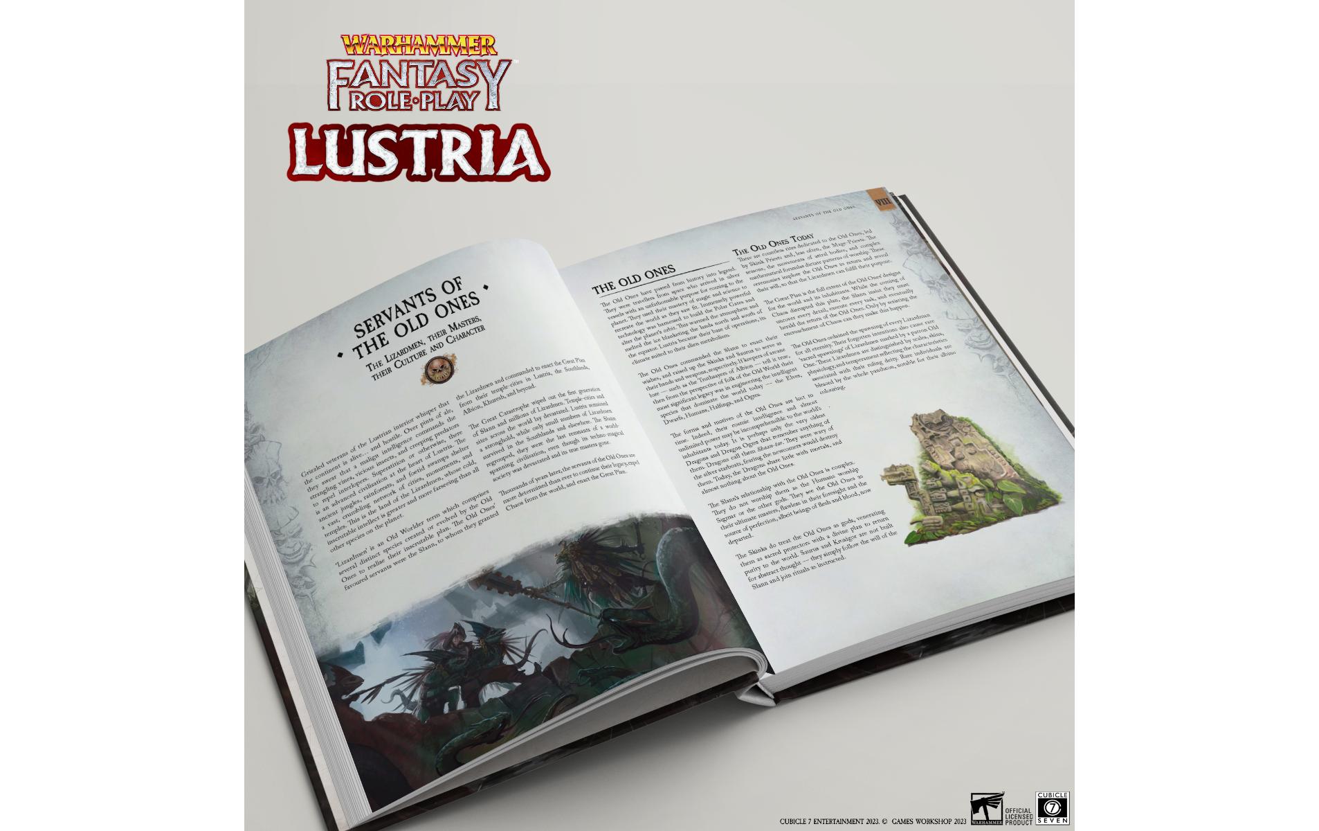Quellenbuch WFRP: Lustria -EN-Quellenband für das Warhammer Fantasy Rollenspiel