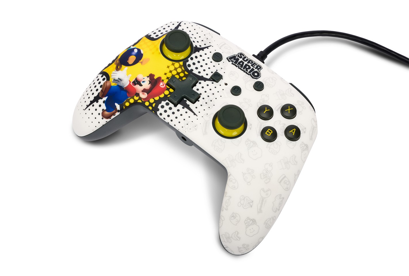 PowerA Enhanced Wired Controller for Nintendo Switch - Bob-omb Blast