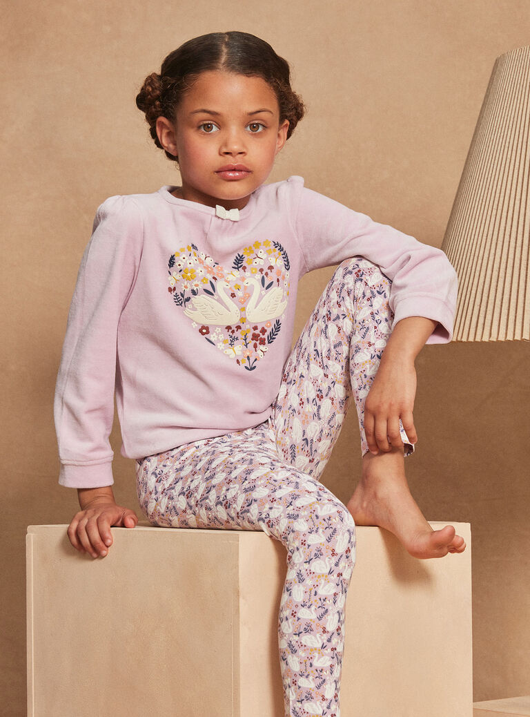 Pyjama lilas en jersey