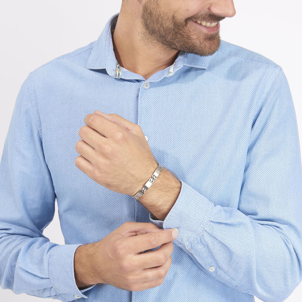Bracelet Jonathan Acier Blanc